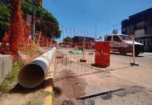 Avanza el trabajo de la nueva cañería de impulsión de agua potable que beneficiará al oeste de la ciudad