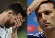 Se lesionó Lionel Messi y hay alarma encendida en la Selección Argentina