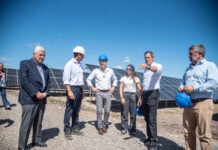 Frigerio inauguró el parque solar del frigorífico Fepasa en Concepción del Uruguay