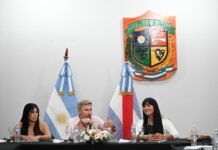 El gabinete provincial se reunió en Tabossi para abordar prioridades locales