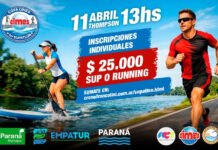 El Balneario Thompson será el escenario del 1° Supatlón 2026 “Copa Cimes”