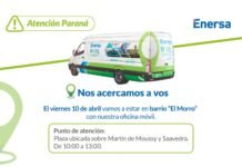 Enersa acerca su Oficina Móvil al barrio El Morro de Paraná