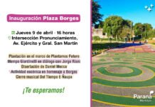 Se inaugura la plaza Jorge Luis Borges con una jornada cultural abierta a la comunidad
