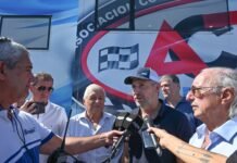 Frigerio recorrió el Autódromo de Concepción del Uruguay por el Turismo Carretera