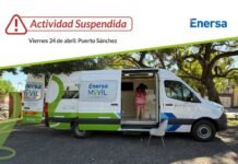 Enersa informa la suspensión de la atención de su Oficina Móvil en Puerto Sánchez