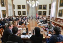 El gobernador presidió una nueva reunión de gabinete para repasar temas de gestión