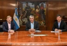 Frigerio abordó con Caputo el avance de obras viales, educativas y de viviendas