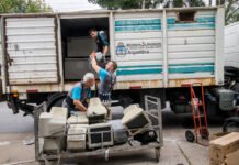 El Municipio realizó un nuevo traslado de residuos tecnológicos en desuso