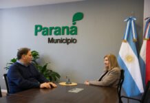 Rosario Romero recibió al ministro de Seguridad bonaerense para intercambiar experiencias de gestión