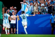 Argentina le ganó a Austria con un doblete de Messi, nuevo máximo goleador en los Mundiales