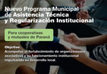 La Municipalidad fortalece el trabajo de cooperativas y mutuales