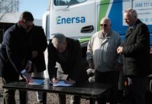 Con una inversión de 25.000 millones de pesos, Frigerio firmó en Viale el acta inicio para la repotenciación eléctrica de la región