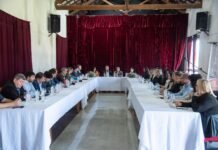 Frigerio encabezó en General Galarza una nueva reunión de gabinete con funcionarios provinciales y municipales