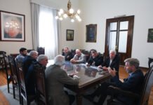 Frigerio recibió a representantes de CRA y Farer para analizar la situación de los caminos rurales