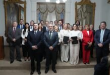 Frigerio tomó juramento a los nuevos integrantes del Consejo de la Magistratura