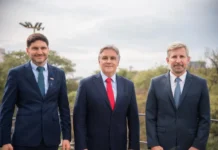 Frigerio, Pullaro y Llaryora se reúnen en cumbre de la Región Centro este martes en Paraná
